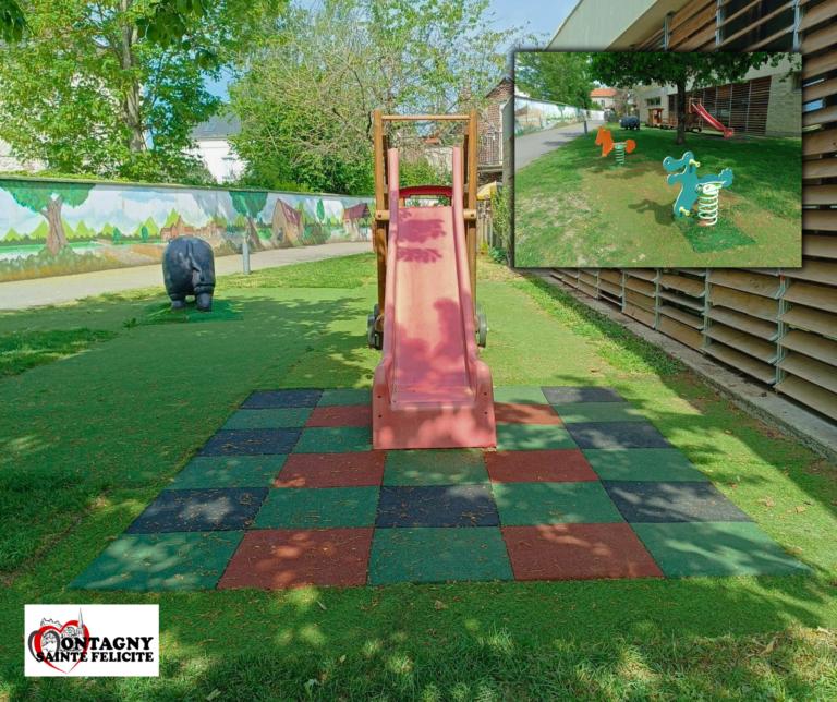 Réfection des jeux pour enfants à Montagny-Sainte-Félicité – aire de jeux sécurisée et rénovée